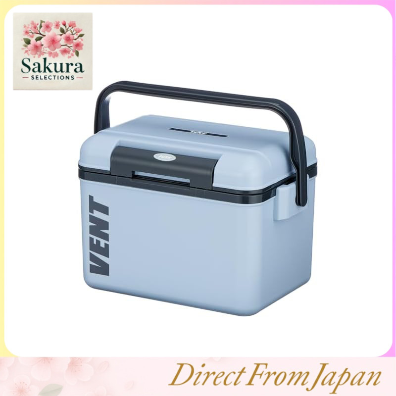 Sanka Bansereno Cooler Box in Ash Blue, 5.7L, Compact and Lightweight Design, One-Push Open/Close, R