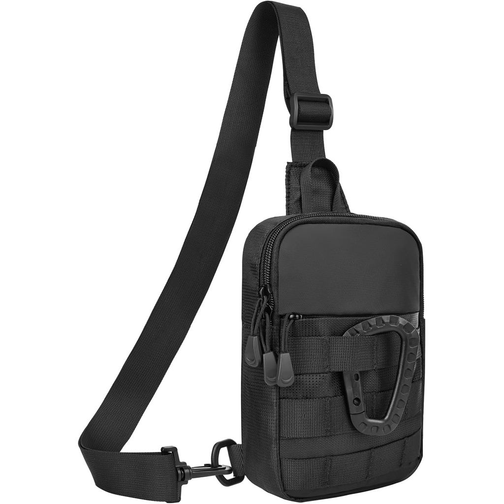 กระเป๋ากันน้ำ EDC Mini Crossbody สำหรับผู้ชาย เหมาะสำหรับการเดินทางและทำกิจกรรมกลางแจ้ง