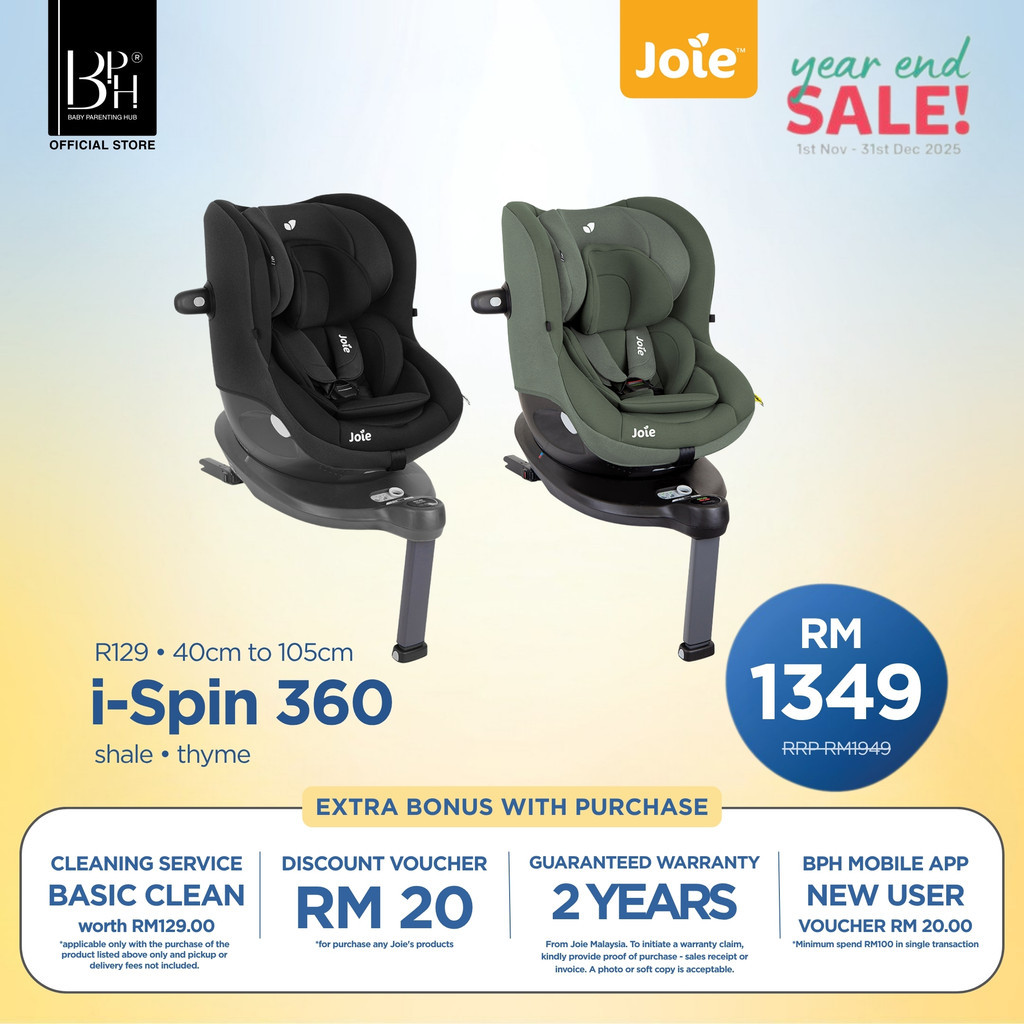 Joie i-Spin 360 (40 cm - 105 cm (แรกเกิดถึง 4 ปี)