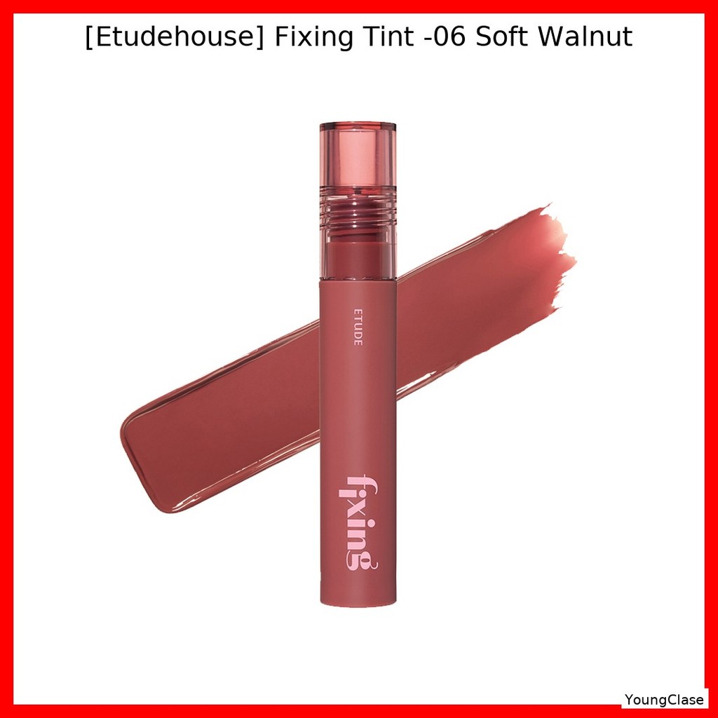 [Etudehouse] Fixing Tint -06 Soft Walnut / Korean Fixing Tint / Velvety Finish / ของแท้ 100% โดย You