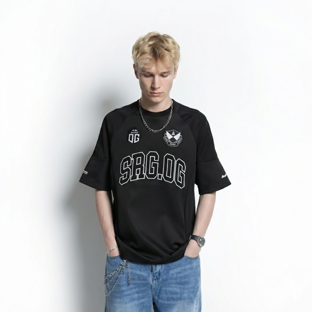 HIGH CULTURED X SRG.OG Fearless Giants Basic Jersey Tee Baju Jersi Asas - 1119