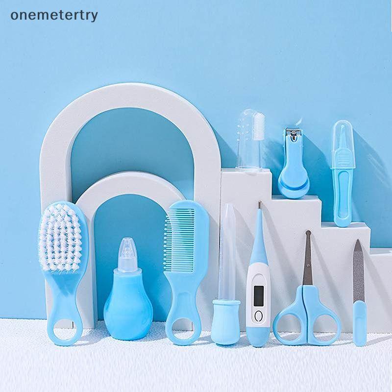 Onem 8 ชิ้น/เซ็ต Baby Health Care Kit เด็กเล็บผม Health Care Grooming Brushb แปรงสีฟัน Baby Essentia