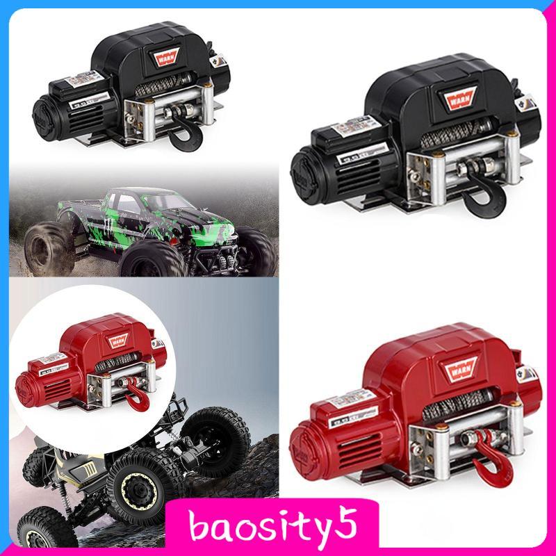 [Baosity5] รถโมเดล Winch RC รถ Winch มินิไฟฟ้าโลหะ Winch อุปกรณ์เสริม RC Winch ของเล่นจําลองอุปกรณ์โ
