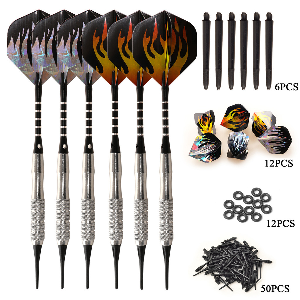 Dongye Darts 16Soft Darts Plastic Tip Safe Dart Needle Copper Darts Gift Box Set