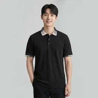 B&R เสื้อโปโล Polo shirt เสื้อยืดคอปก ลำลองเข้าได้กับทุกชุด ธุรกิจผู้ใหญ่ รุ่นสลิม ระบายอากาศได้ดีใส่สบาย