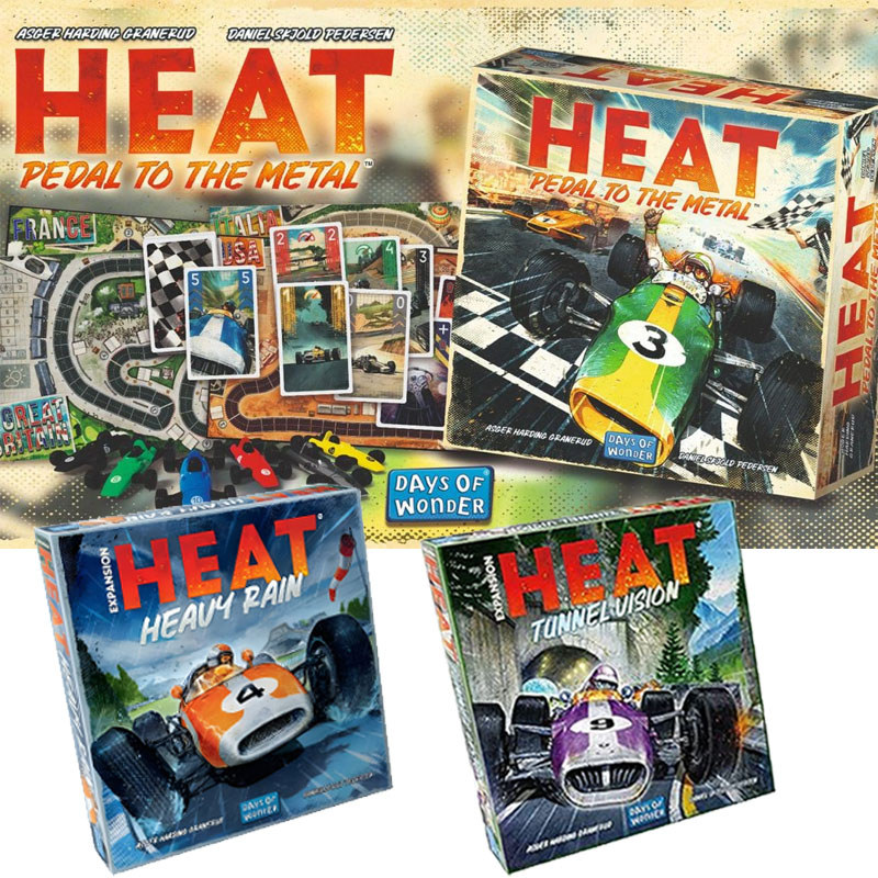 เกมกระดานความร้อน: Pedal to the Metal Race Car ADD Expansion