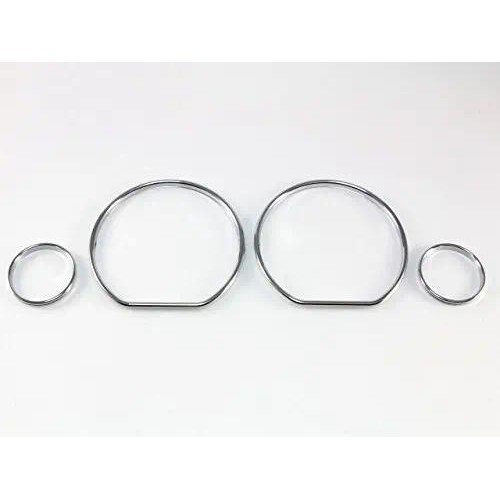 Chrome Dashboard Gauge แหวนชุดสําหรับ VW Golf Jetta Vento MK3/กอล์ฟ MK4 Cabrio 1998-2002/โปโล MK4/6N