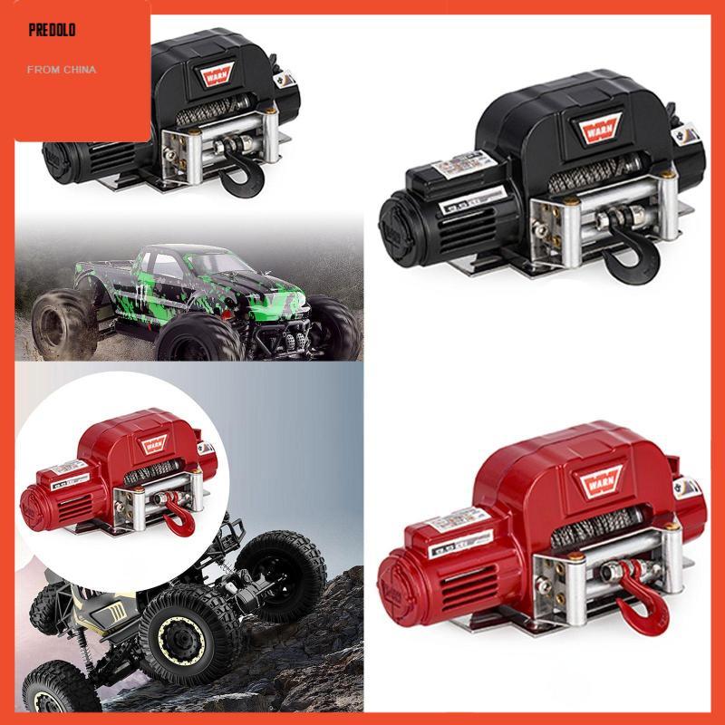 [Predolo] รถโมเดล Winch RC รถ Winch มินิไฟฟ้าโลหะ Winch อุปกรณ์เสริม RC Winch ของเล่นจําลองอุปกรณ์โล