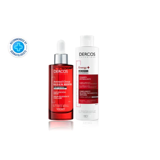 [เซตป้องกันผมขาดหลุดร่วง] วิชี่ Vichy Dercos Anti-hair loss Shampoo 200ml + R.E.G.E.N. BOOSTER SERUM 90ml
