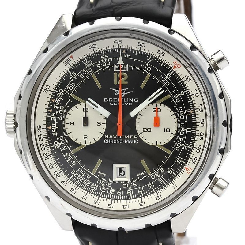 Breitling นาฬิกาผู้ชาย นาฬิกาผู้ชาย Automatic Mechanical 1806 นาฬิกา Swiss Original