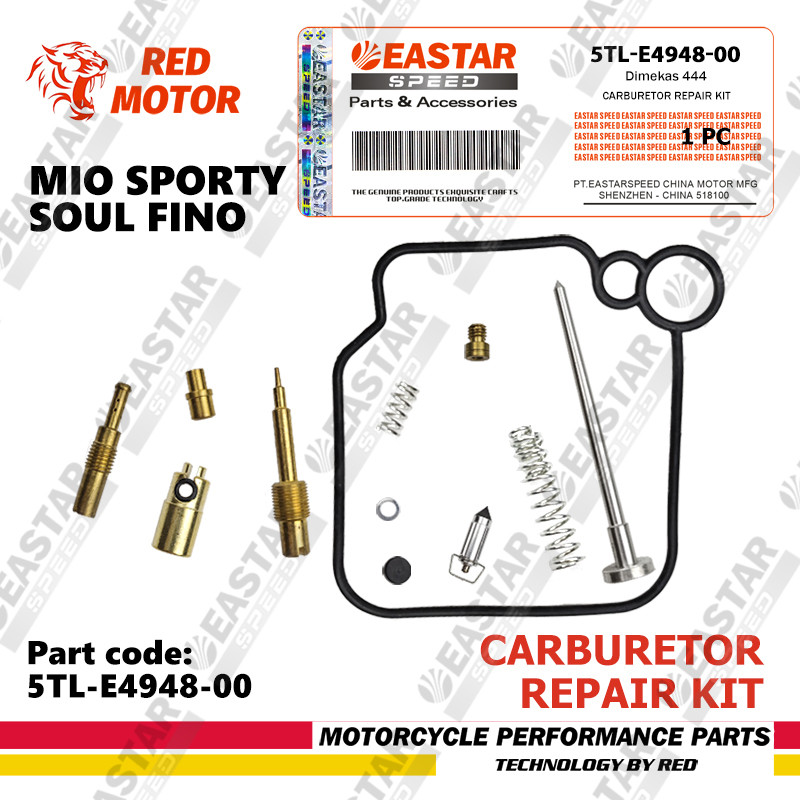 ชุดซ่อมคาร์บูเรเตอร์  Carburetor Repair Kit for Mio Sporty Soul Fino 5TL