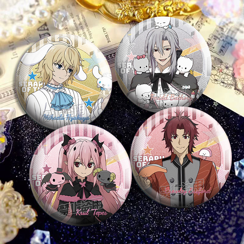Seraph of the End Anime สินค้า Taniko Hundred Nights Migar Yuichiro Fried Tinplate Badge