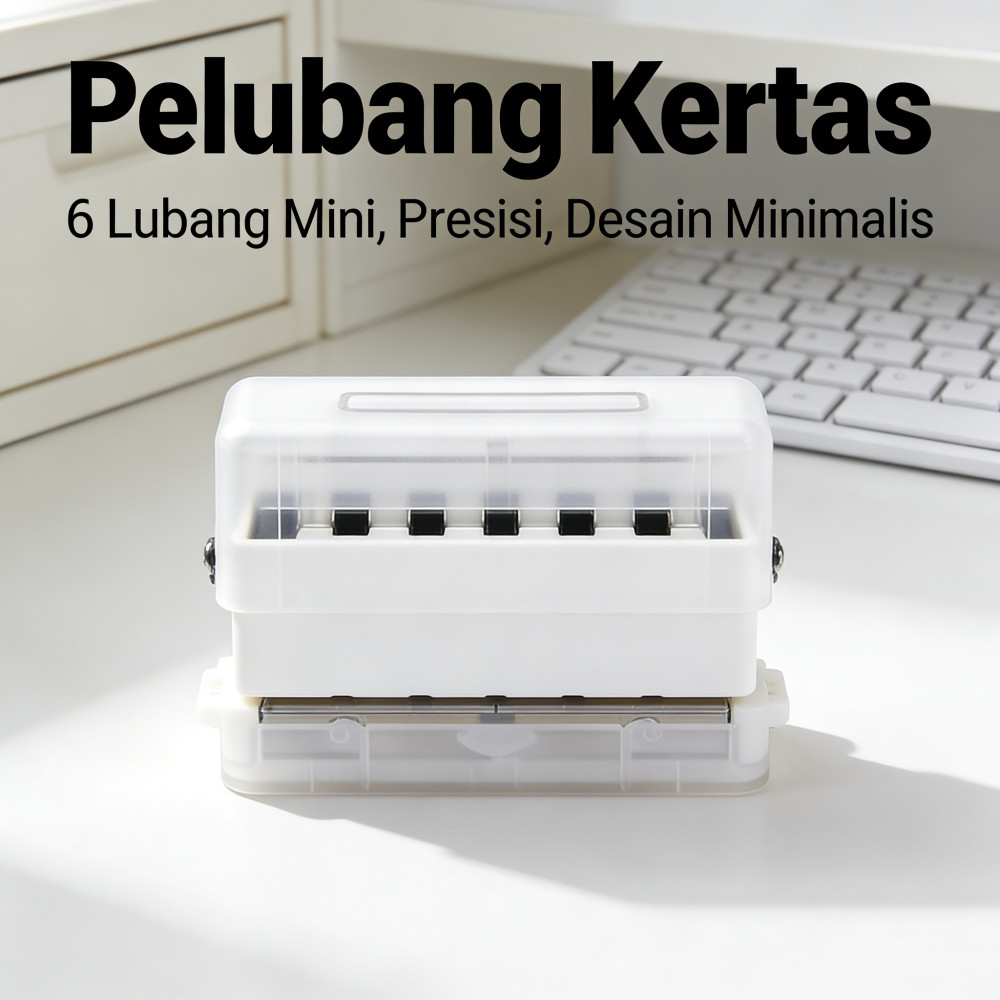 Mini Paper 6 Hole Punch A5 A4 B5 Pons Paper Motif