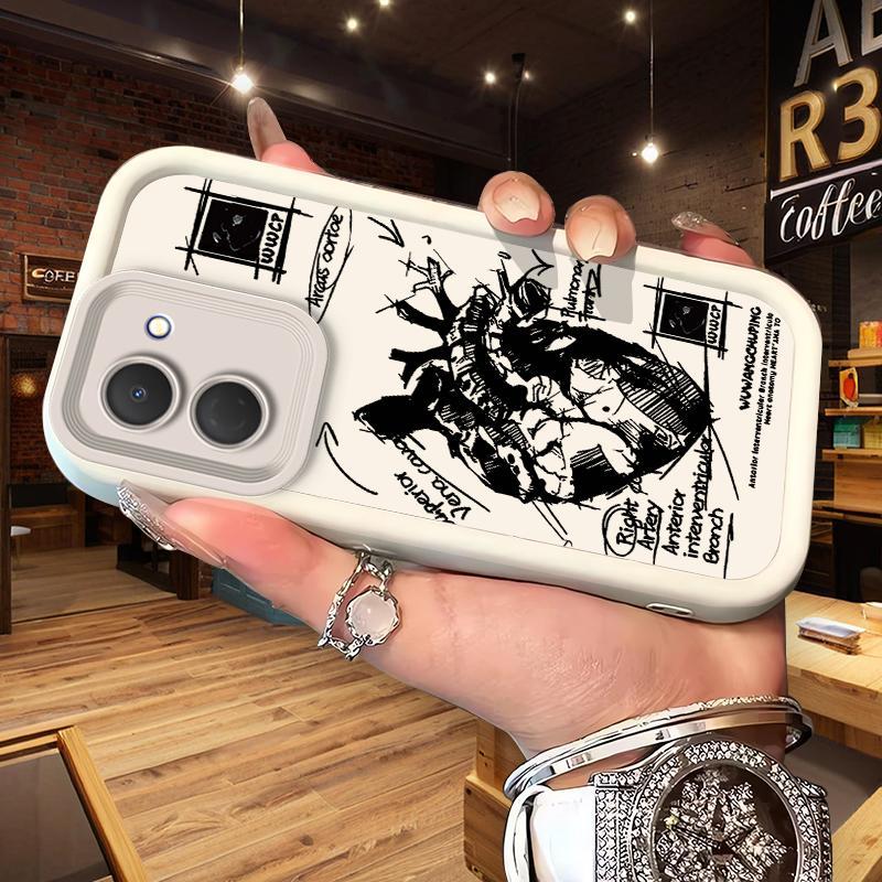 ปลอกสําหรับ Tecno Spark GO 3 Spark GO 2 Spark Go 1 Creative Dark Heart เคสโทรศัพท์ Techno Spark GO3 