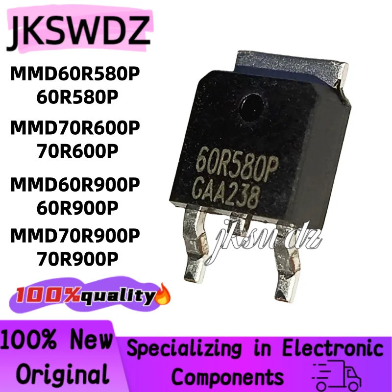 5PCS MMD70R900P 70R900P MMD70R600P 70R600P MMD60R900P 60R900P MMD60R580P 60R580P Field Effect Tube T