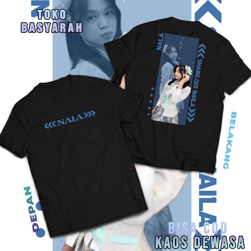 NALA JKT48 GEN 12 เสื้อยืดออกแบบ MY OSHI MEMBER JKT48 - AESTTHETIC STREETWEAR JKT48 PANAH