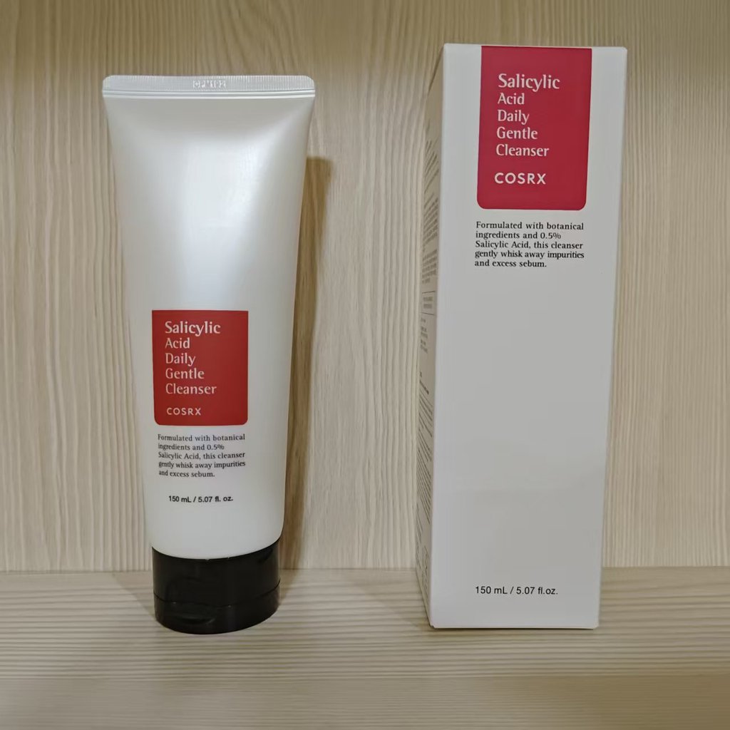 COSRX Salicylic Acid Daily Gentle Face Wash - Oil Control & Acne Cleanser สําหรับผิวมันและสิว ทําความสะอาดรูขุมขนอย่างล้ําลึกป้องกันการฝ่าวงล้อมปริญญาเอกสมดุล