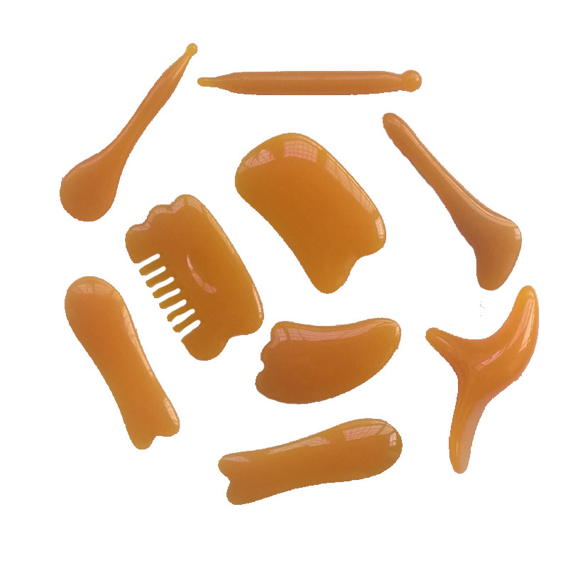 กัวซาไฟฟ้า กัวซาไฟฟ้า fuli ขูดนวดคณะกรรมการประจําเดือนดึงติดชุดใบหน้าตาหัวบําบัดหวีกล้ามเนื้อหญิงดึง