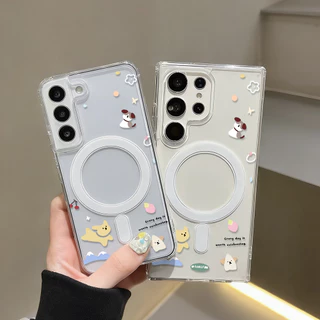 เคสแม่เหล็ก เคส For Samsung A57 A37 A17 5G S26 S25 Ultra A07 4G A06 A56 5G A16 A26 A36 A55 A15 A35 A54 S24 FE เคสทรศัพท์