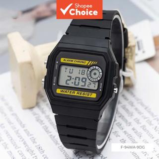 นาฬิกาสปอร์ตดิจิตอล F94 F91 มัลติฟังก์ชั่นพร้อมสายเรซินทนทาน…