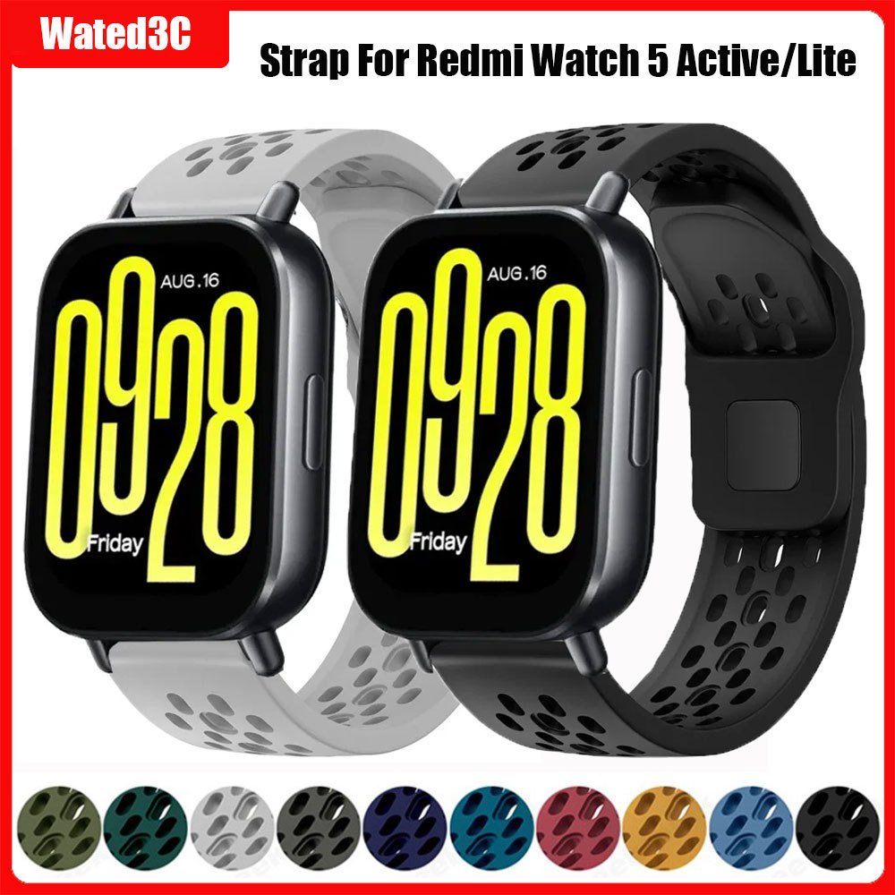 สําหรับ Redmi Watch 5 Active/Lite Redmi นาฬิกา 3 Active/Lite Breathable Watchband สําหรับ Xiaomi Watch5 S4 47 มม./S3 Band