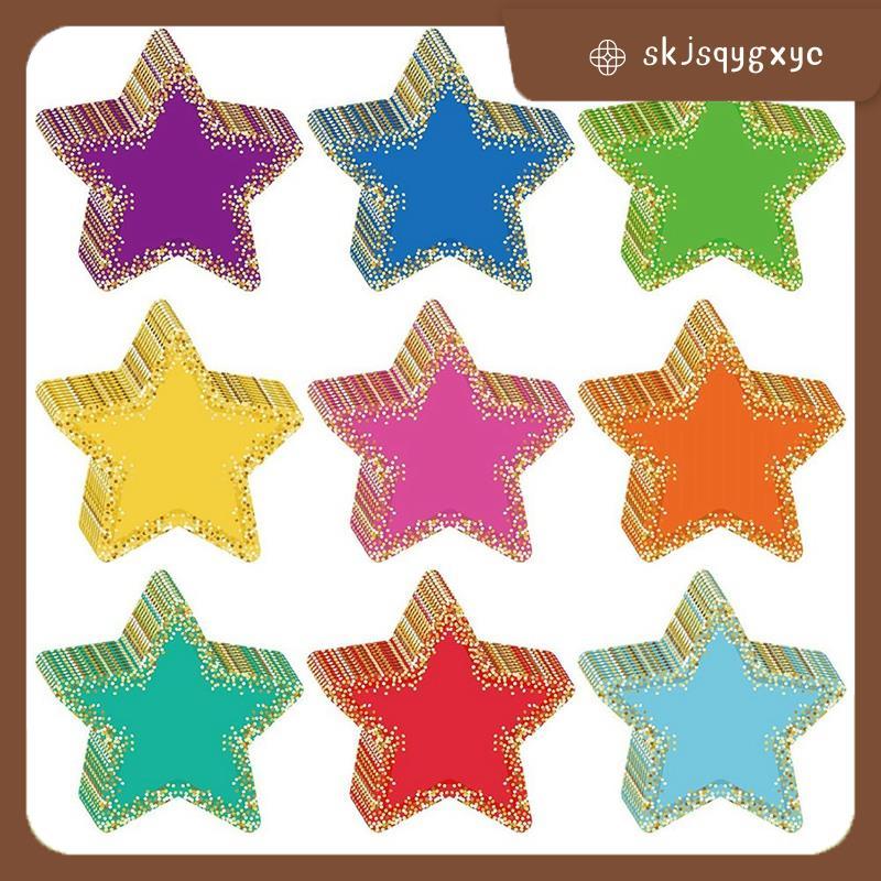 skjsqygxycpaper Stars Star Paper Strips ตกแต่งกระดานดํา