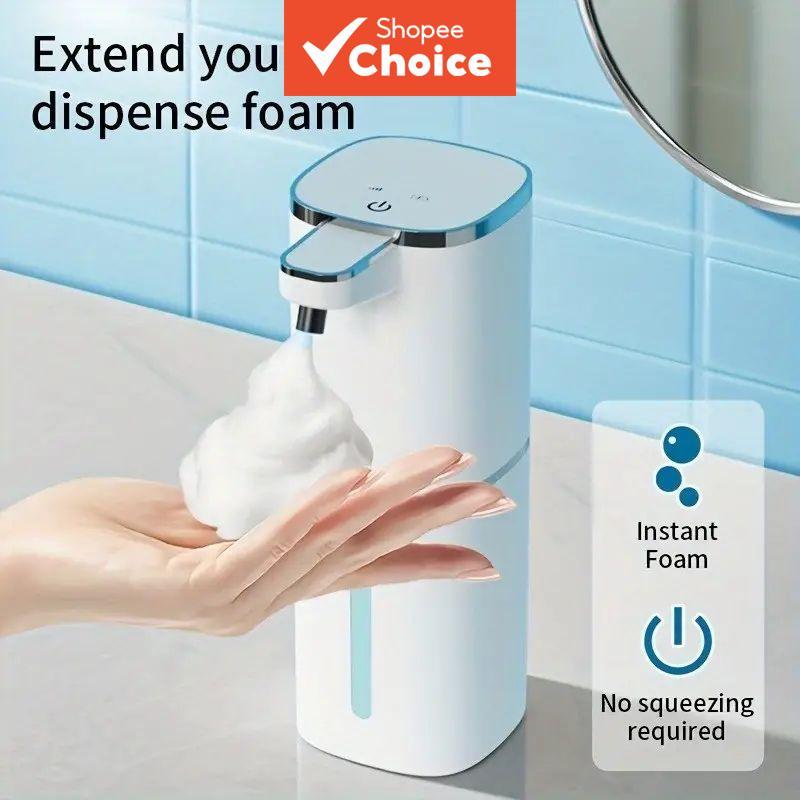 พี20ง 400มล ความจุขนาดใหญ่สัมผัสเคาน์เตอร์หรือติดผนัง4เกียร์ปรับโฟม/เจลสมาร์ทอินฟราเรดเซ็นเซอร์อัตโนมัติตู้ทําสบู่เหลวขวดแชมพู