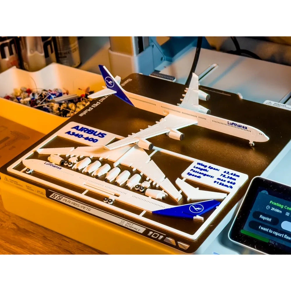 [Meow.sensei] ชุดการ์ดเครื่องบิน (Airbus A340-600)