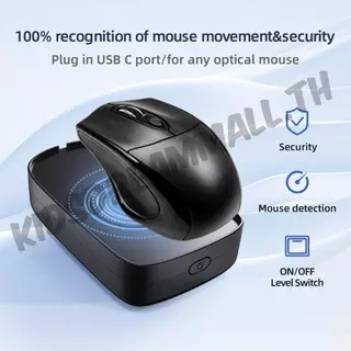 Driver-Free Mouse 5V 1A Mouse Mover Jiggler เมาส์ไร้สายแบบมีสายสําหรับคอมพิวเตอร์ Awakening สําหรับจัดเก็บ PC Active
