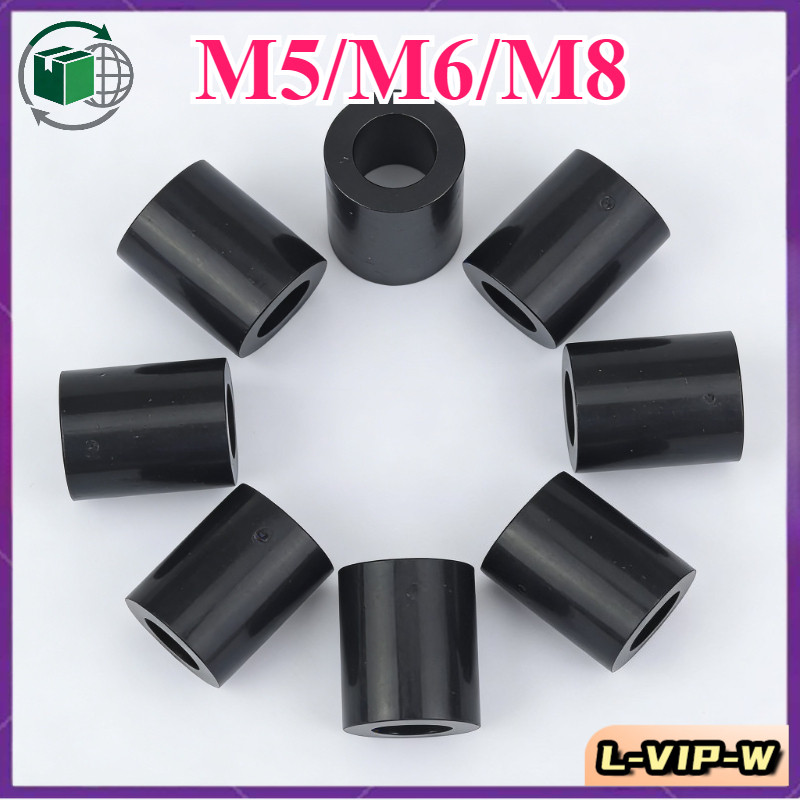 คอลัมน์แยก ABS สีดําผ่านคอลัมน์แขนไนลอน, คอลัมน์แยกฉนวน M5/M6/M8 L-VIP-W