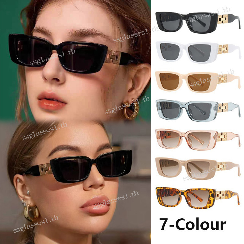 แว่นตากันแดดสไตล์หรูหรา Retro แบบ Cat Eye สีเจลลี่ ออกแบบมาเพื่อความสวยงามและป้องกันแสงUV