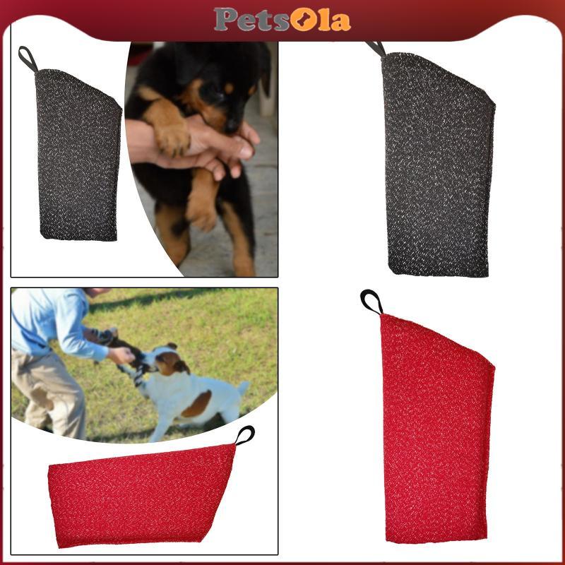 PETSOLA Bite Sleeve Protection ทนทาน Arm Guard Professional Dog Bite Training อุปกรณ์สําหรับสุนัขขนา