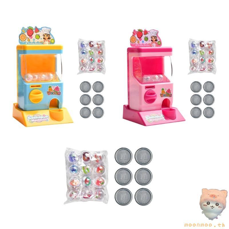 Moon Vending Machine มินิแคปซูลของเล่น Gashapon สําหรับรางวัลเกมสําหรับเด็กของเล่น