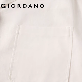 GIORDANO เสื้อเชิ้ตผู้หญิง Women's Loose Linen Shirt 05345213