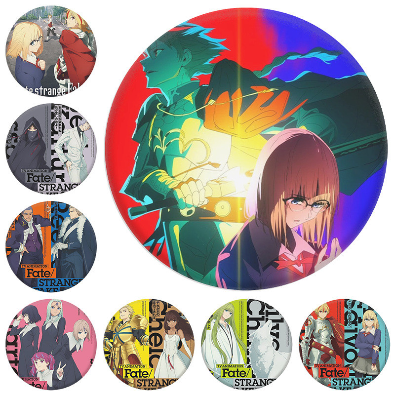 เข็มกลัดอนิเมะ fate/strange fiction ตัวละคร enkidu ayaka sajyou gilgamesh สไตล์ tinplate สำหรับแฟน ๆ