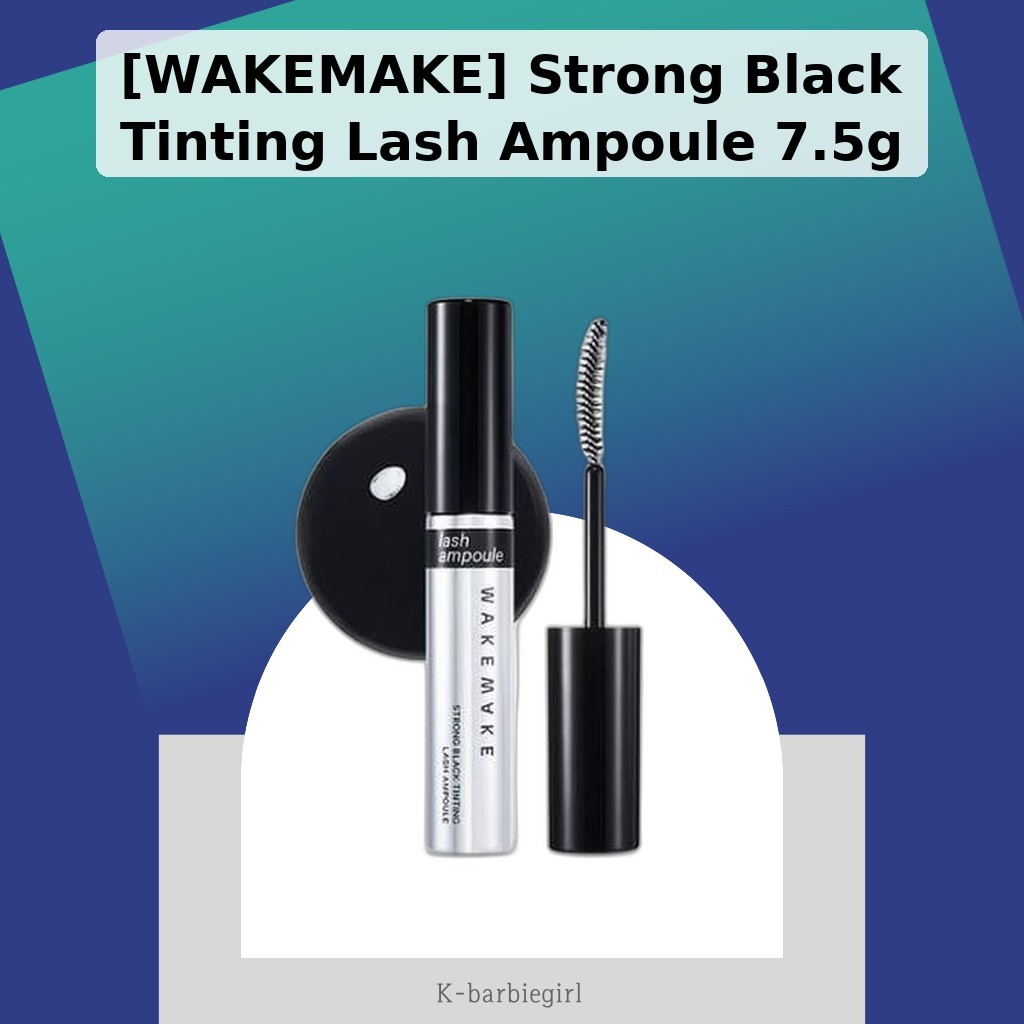 [WAKEMAKE] Strong Black Tinting Lash Ampoule 7.5g / Korean Lash Ampoule / Strong Black Tint by K_bar