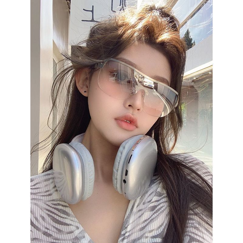 美式Y2K骑行眼镜夜骑太阳镜女街拍个穿搭凹造型墨镜高级感3.1American-style Y2K Cycl Glasses, Night Rid Sunglasses for Women, Stre