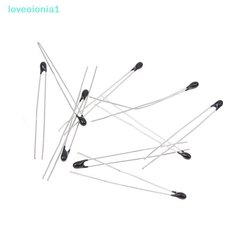loveoionia1 10 ชิ้นเทอร์มิสเตอร์ B3435 NTC-MF52-103F 10K Ohm 1% เซ็นเซอร์อุณหภูมิตัวต้านทานความร้อน 