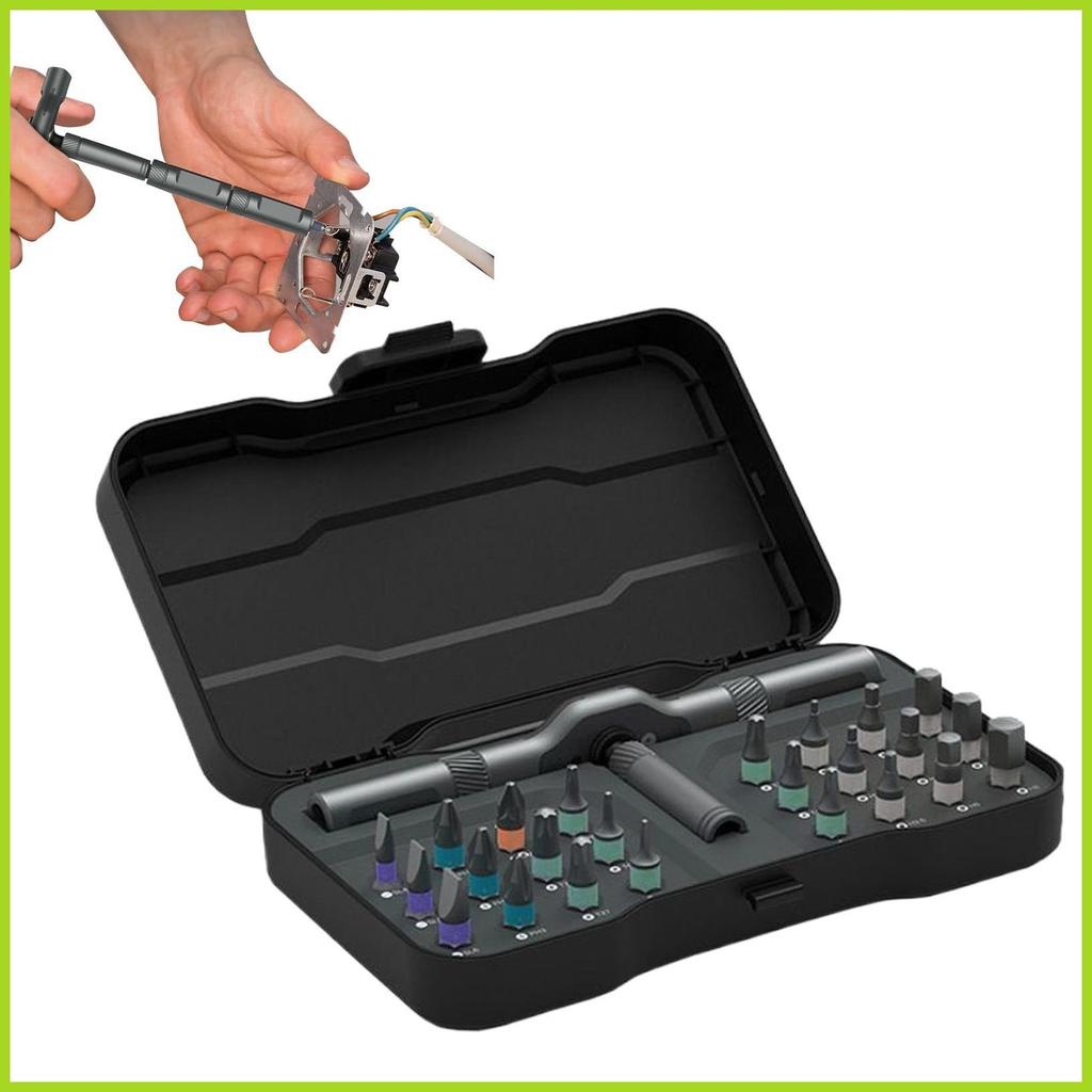 สว่านไขควงชุดแม่เหล็กอเนกประสงค์ช่างไฟฟ้าไดร์เวอร์ Bits Kit สําหรับ Precision Work Craft rilan1my