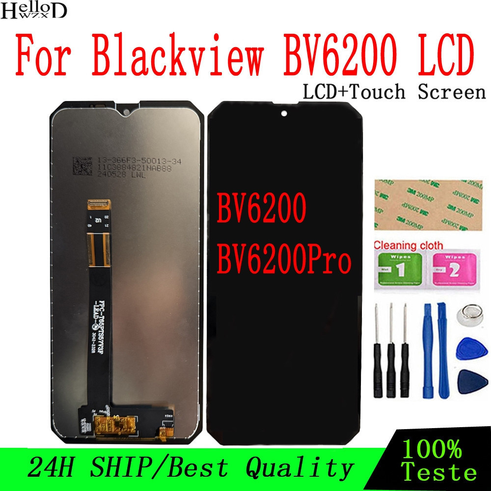 หน้าจอสัมผัส LCD ทดแทนสําหรับ Blackview BV6200 BV6200Pro QYB6