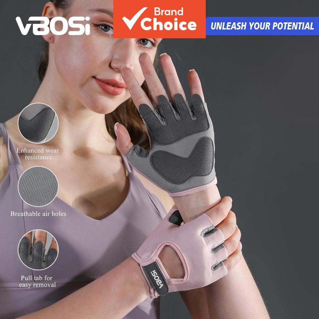 1 คู่ ถุงมือกีฬาครึ่งนิ้ว น้ําหนักเบา สําหรับผู้ชายและผู้หญิง – ผ้าถักระบายอากาศ กันลื่น เหมาะสําหรับออกกําลังกาย กิจกรรมกลางแจ้ง ขับรถ และปกป้องอุปกรณ์