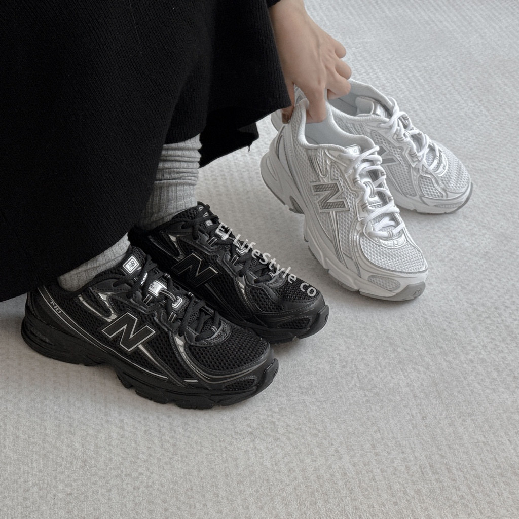 -EJ- 740 NB Retro Silver Grey สีดํา U740WM2 U740BM2 EDQI