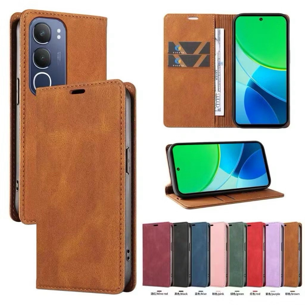 เคสฝาพับ สำหรับ Vivo Y31 5G Y21D Y29s Y39 Y29 Y04 Y200 Y19s Y03T Y28 Y18 Y03 Y100 V29 V29E V30 Pro Y17S Y36 Y27  V27 Pro