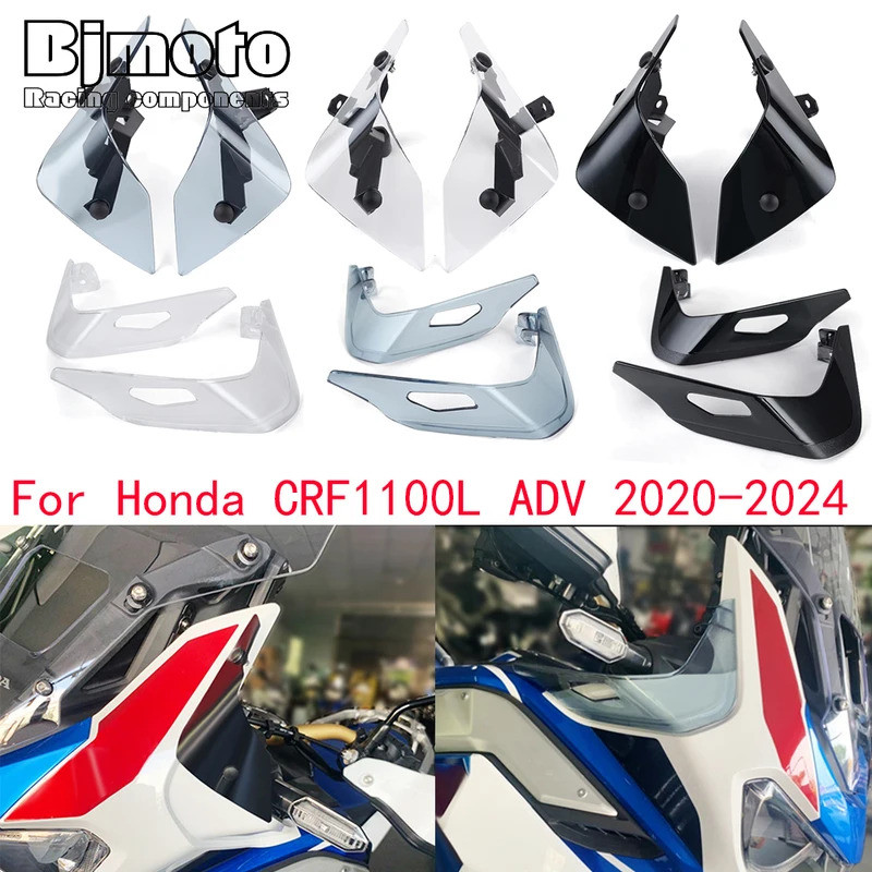 BM CRF1100L 2024 รถจักรยานยนต์Upper Wind DeflectorกระจกกระจกสําหรับHonda CRF1100L ADV CRF 1100 L CRF