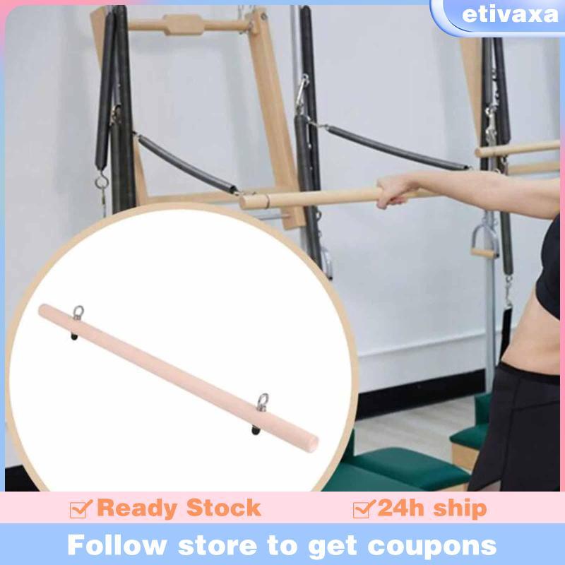[Etivaxa] พิลาทิสโยคะ Rod Balance Pole พร้อมขั้วต่อไม้ฟิตเนสอุปกรณ์แบบพกพา Home Cardio การออกกําลังก