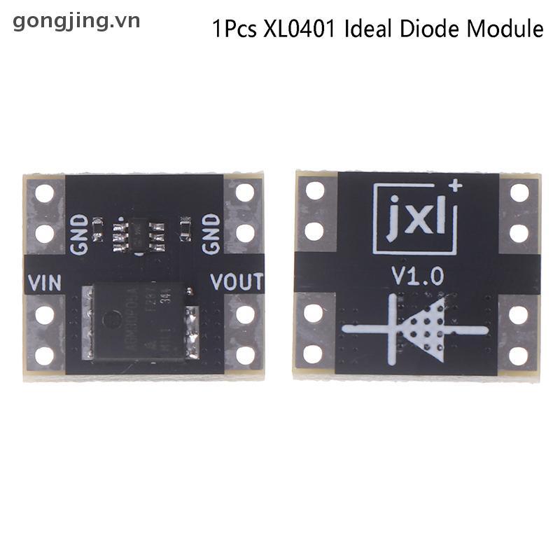 Gongjing 1pcs XL0401 Ideal Diode โมดูลจําลอง Ideal Diode Rectifier 3V-26V 5.5mΩ ความต้านทานภายในต่ํา