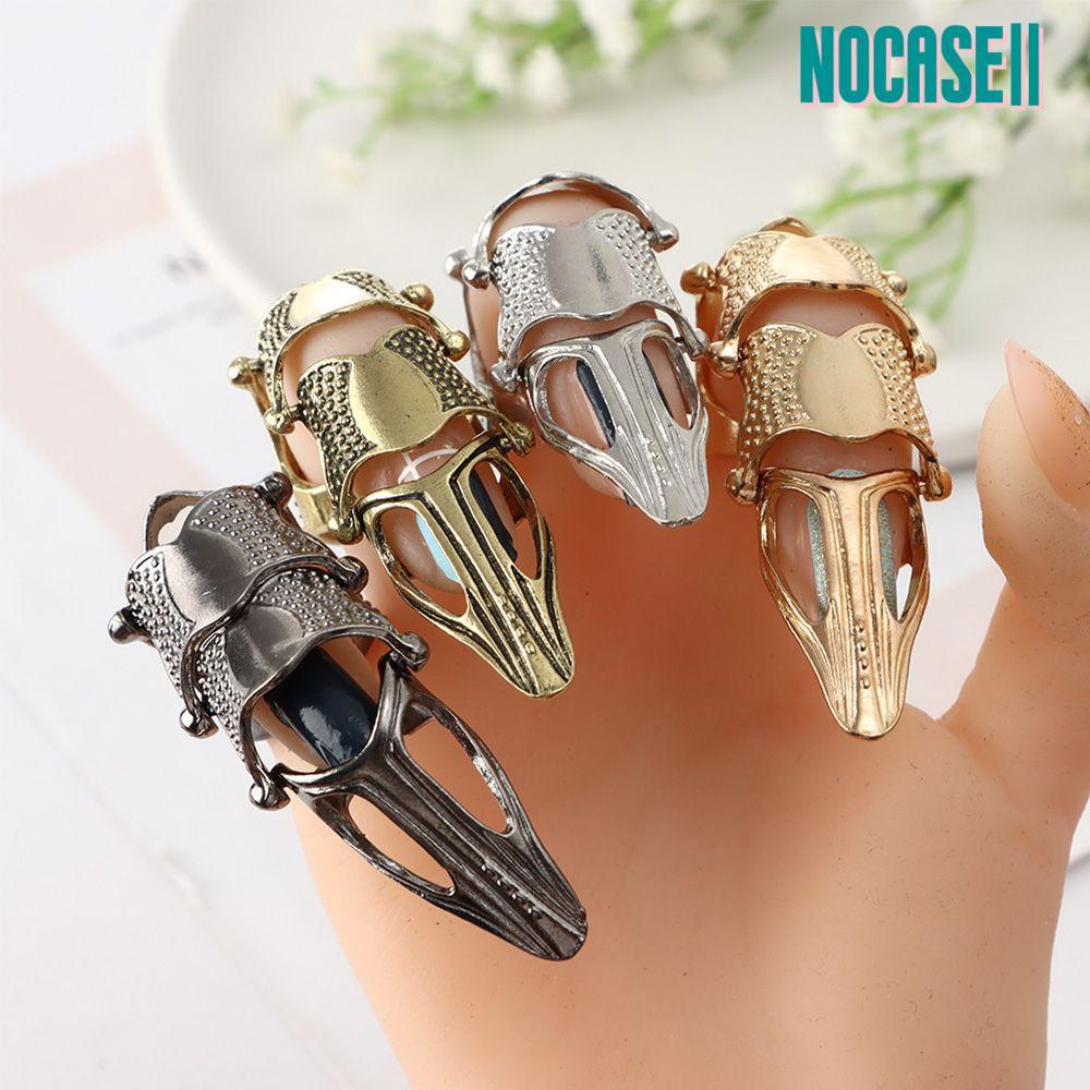 NOCASE Finger Claw Ring Knuckle แฟชั่นโลหะ Rock Scroll