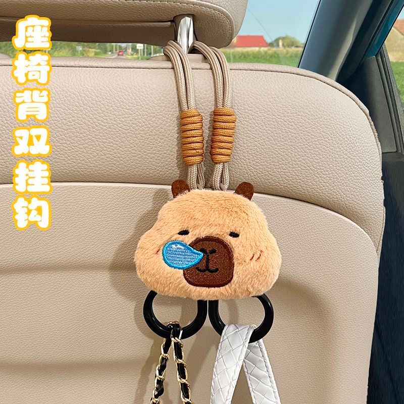 Car Hook car Hook car Hook car Double Hook Car Seat Back Multi-Function Bag Handy Tool น่ารักการ์ตูน