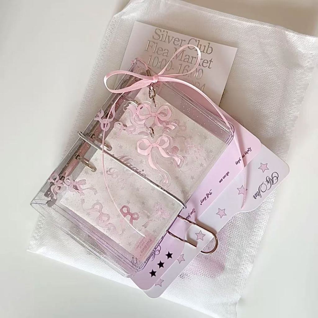 [HARU] Pink Ribbons series M5 Binder Cover Pink Ribbons series M5 Binder