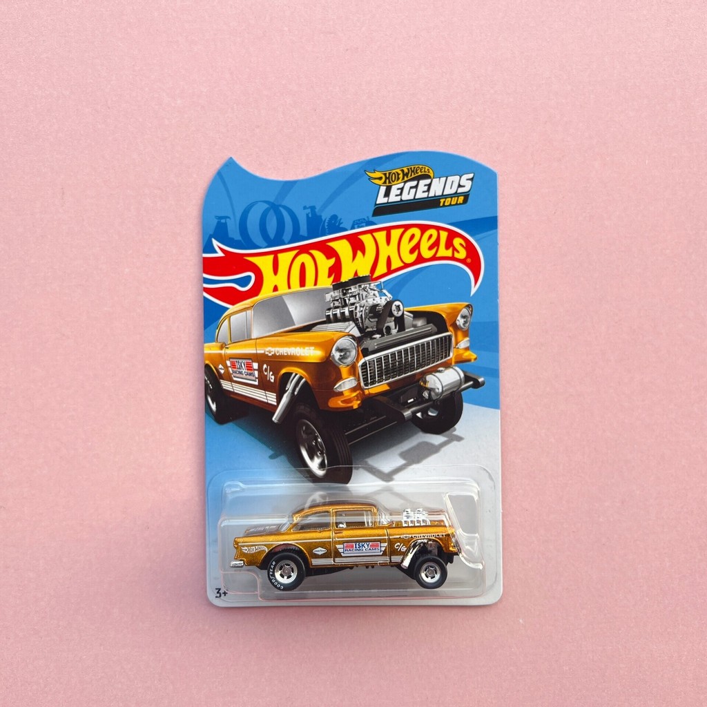 Hot Wheels rlc legends tour 55 chevy beel air gasser Exhibition Alloy Brand New Ready Stock Original